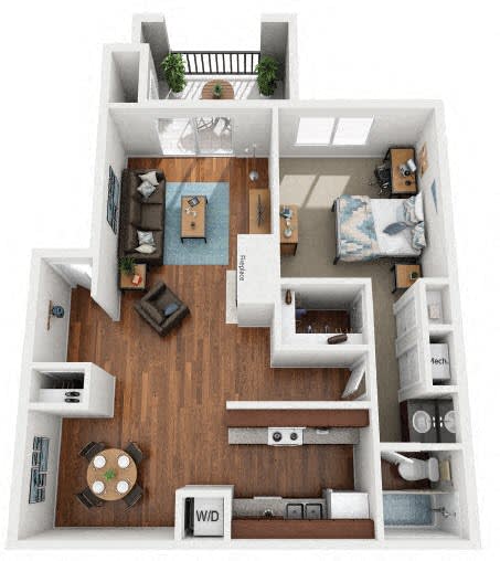 One Bed One Bath