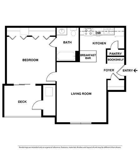 1 Bd 1 Ba SQFT 557- Ashford at The Atlantic Ashford, Atlanta, Georgia