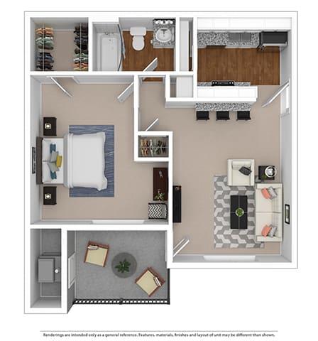 1 Bd 1 Ba SQFT 582- Ashford at The Atlantic Ashford, Atlanta, Georgia