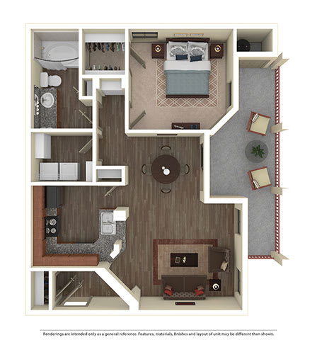 1 Bd 1 Ba The Serafina SQFT 767- Mira Loma 1 Bd 1 Ba The Serafina SQFT 767- Mira Loma at The Atlantic Mira Loma, Live Oak, 78233
