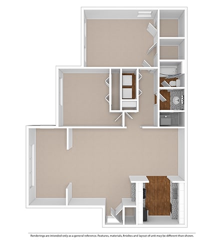 2 Bd 1 Ba SQFT 1130- Ashford at The Atlantic Ashford, Georgia