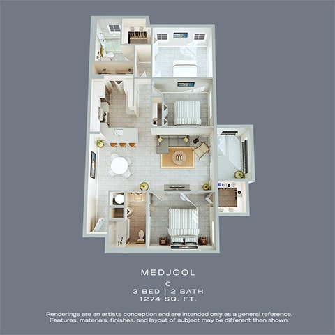 Floor Plan  Medjool Floor Plan at The Atlantic Palms at Tradition, Port St Lucie, FL, 34987