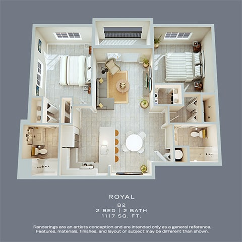 Floor Plan  Royal Floor Plan at The Atlantic Palms at Tradition, Port St Lucie, FL