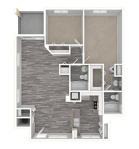 Bedroom 2 Bathroom 2 H at The Barrington Club, Coral Springs, Florida