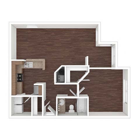 1 Bedroom 1 Bathroom Fl at The Atlantic River West, Atlanta, GA, 30336