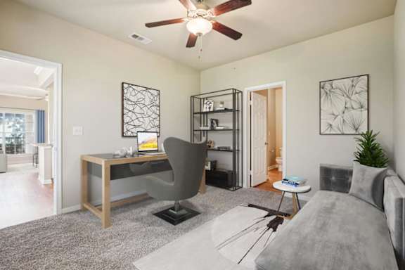 Computer Room at Reserve at Canyon Creek, Texas, 78230