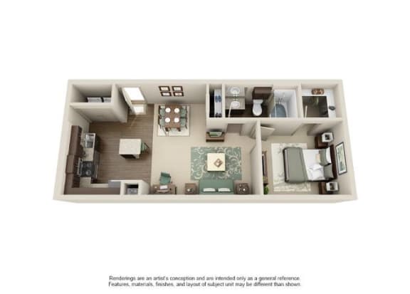 Floorplan_L1 at The Atlantic Highland Park, Dallas, 75209
