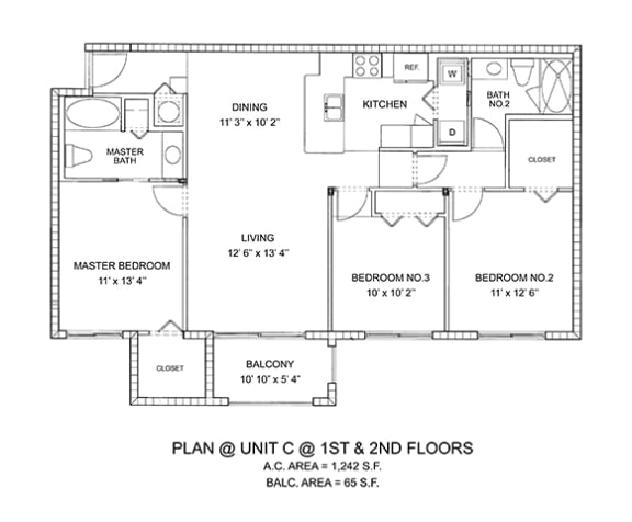 The Tradition 3 Bedroom / 2 Bathroom 1,307 square feet- The Atlantic Tradition 1,307 square feet- The Atlantic Tradition&#xA0;at The Atlantic at Tradition, Port St Lucie, FL, 34987