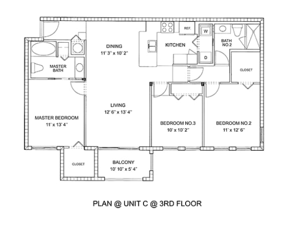 The-Tradition-Unit-C-3rd-floor 1,307 square feet- The Atlantic Tradition&#xA0;at The Atlantic at Tradition, Port St Lucie, Florida
