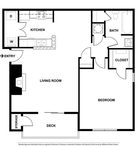 1 Bd 1 Ba The Renaissance SQFT: 870- Brookhaven at The Atlantic Brookhaven, Georgia, 30329