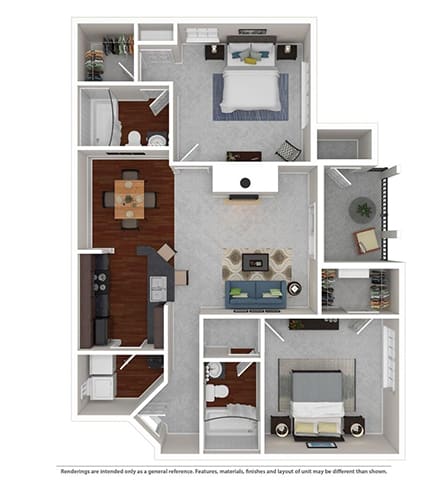 2 Bd 2 Ba The Rococo SQFT: 1080 - Brookhaven at The Atlantic Brookhaven, Brookhaven, 30329