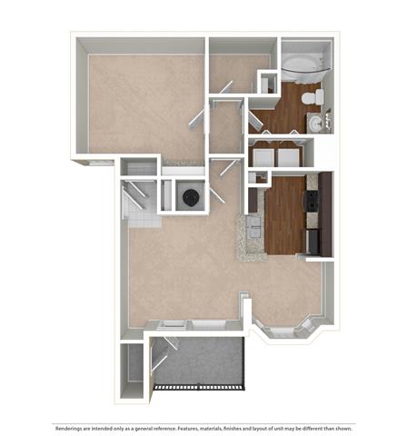 1Bd 1 Bth SQ FT 689 - Palazoo at Palazzo, San Marcos, TX, 78666