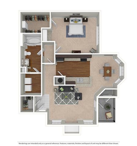 1Bd 1 Bth SQ FT 818 - Palazoo at The Atlantic Palazzo, Texas, 78666