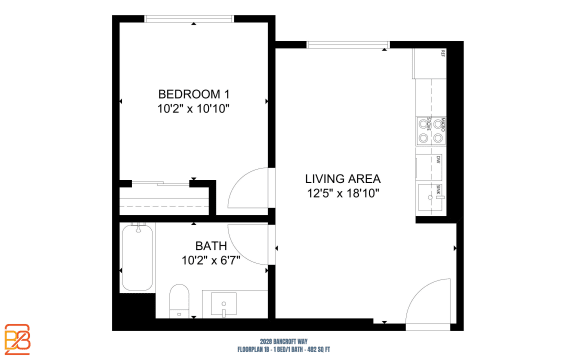 a floor plan of a small house
