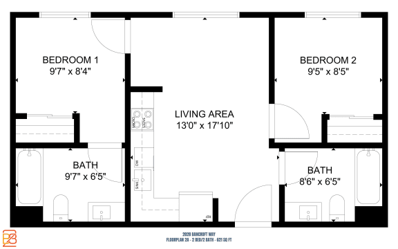 a floor plan of a house