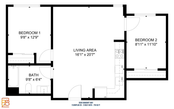 a floor plan of a house