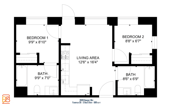 a floor plan of a house