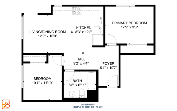 Berkeley, 2 bedroom, 1 bathroom