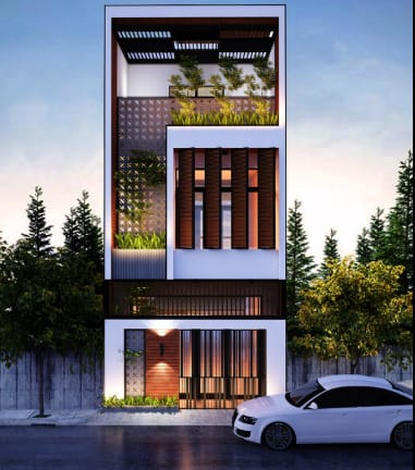 the facade of the house is the mirror which reflects and indicates the taste of the owner