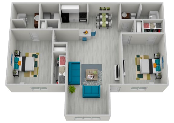 Floor Plan  a floor plan of a house with a bedroom and a living room