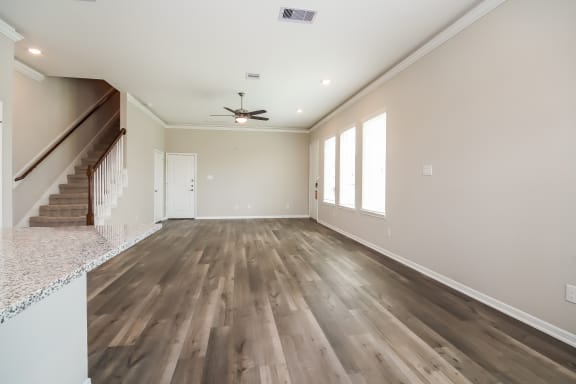 Wood Floor Dining Room at Lakeside Conroe, Montgomery, Texas
