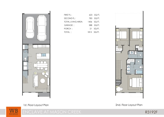 Floor Plan  floor plan of enclave at mason creek