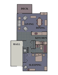  Floor Plan 1 BEDROOM 1 BATHROOM