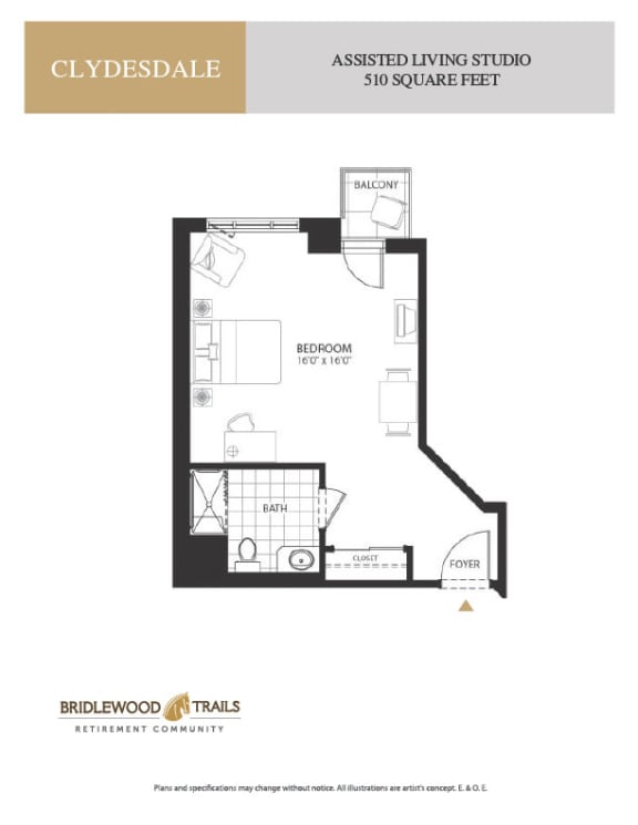 a floor plan of a bedroom apartment