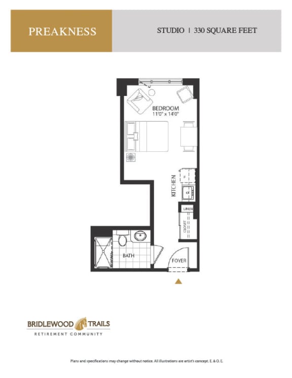 a floor plan of a bedroom apartment