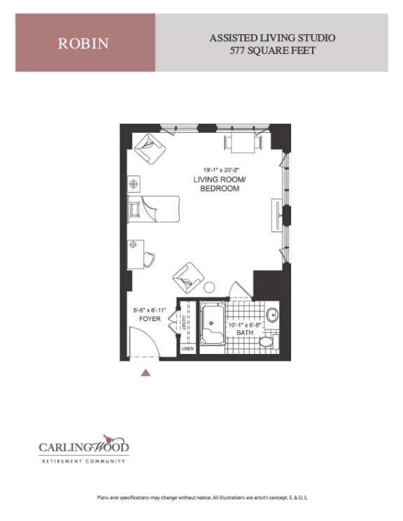 a floor plan of the apartment