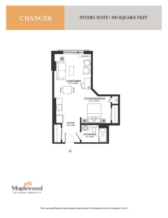 a floor plan of a bedroom apartment