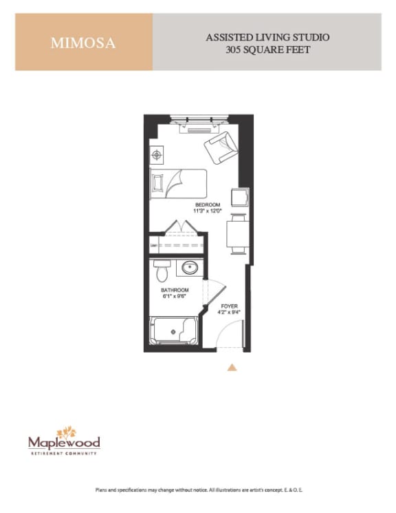 bedroom apartment floor plans | the residences at sawmill park