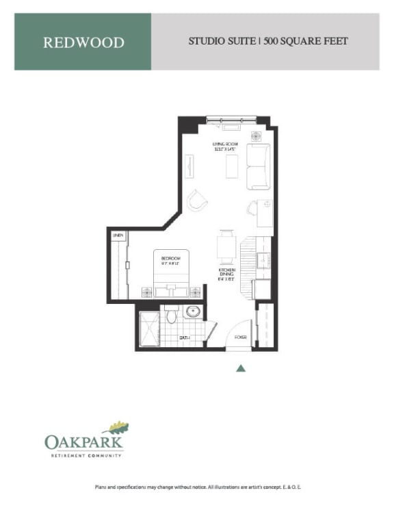 a floor plan of a bedroom apartment