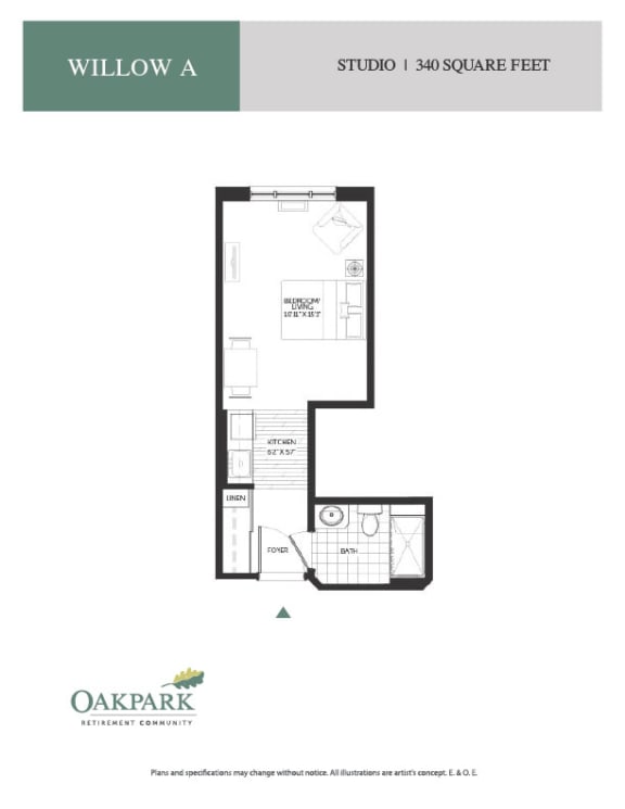 a floor plan of the apartments