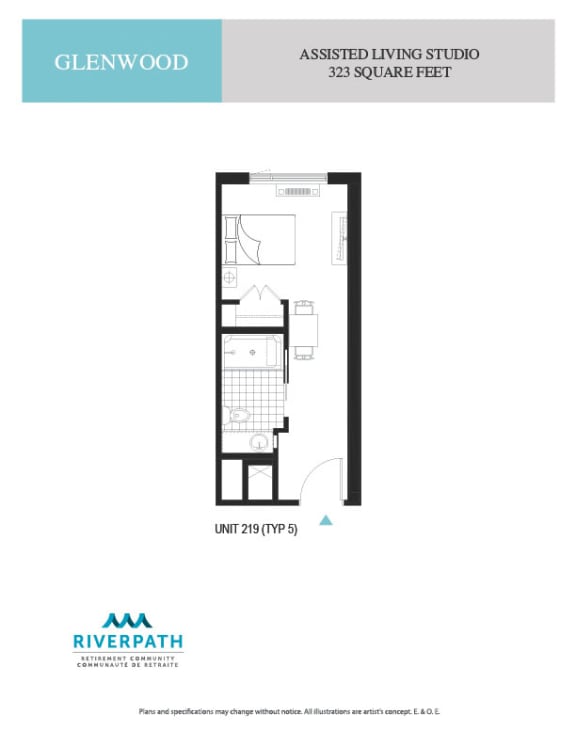 a floor plan of a bedroom apartment