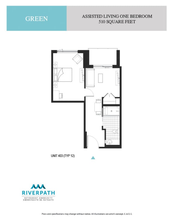 a floor plan of a bedroom apartment