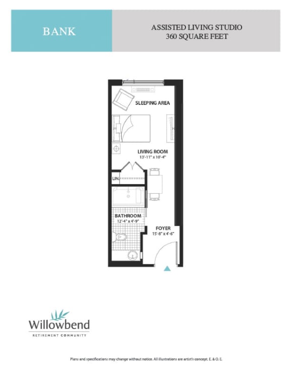 bedroom floor plan | the residences at sawmill park