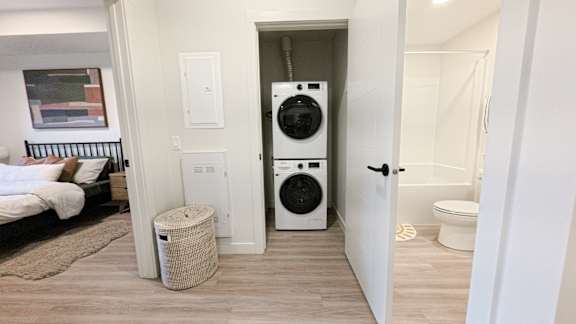 In-suite laundry