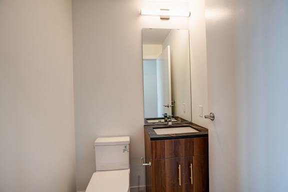 a small bathroom with a toilet and a sink