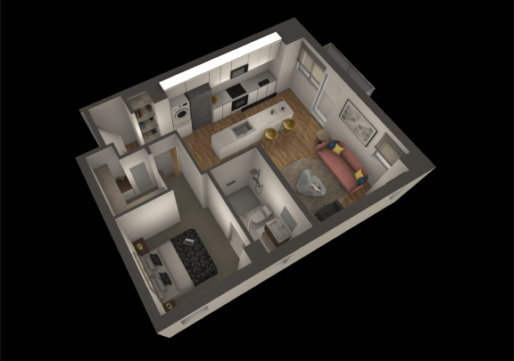 Floor Plans of The Halo Apartments in Winnipeg, MB