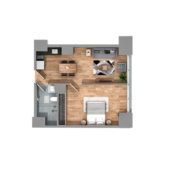 2 bedroom floor plan  the residences at