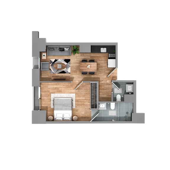 2 bedroom floor plan  the residences at