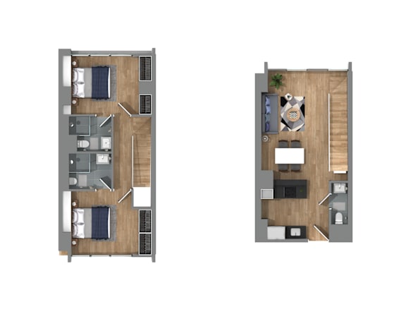 bedroom floor plan an in 1 bed 1 bath