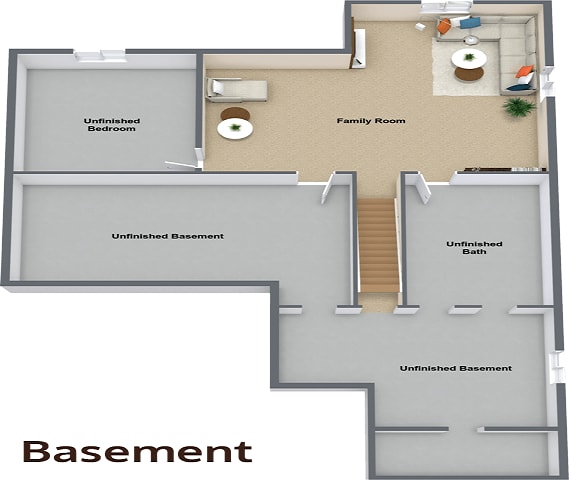 a floor plan of a room with a bathroom and a bedroom