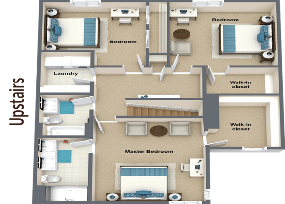 a drawing of a floor plan of a house