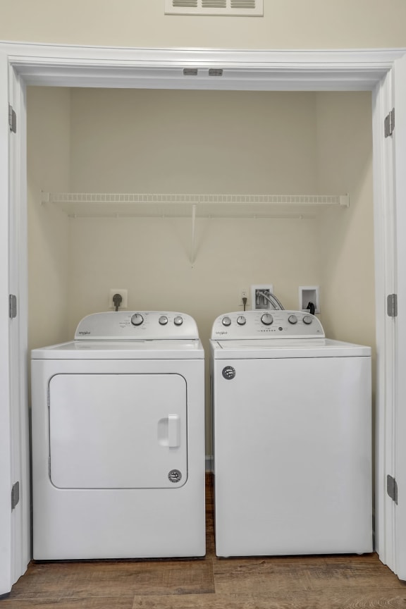 Washer and Dryer  at Wynfield, Pennsylvania