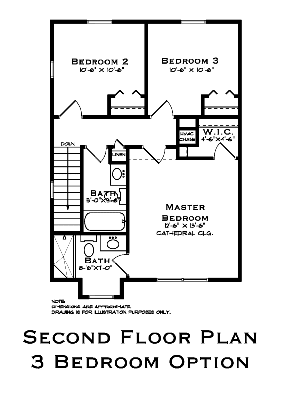 second floorplan 3 bedroom