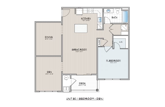 1 bedroom with den 1 bedroom with den at Wynfield, York, PA, 17403