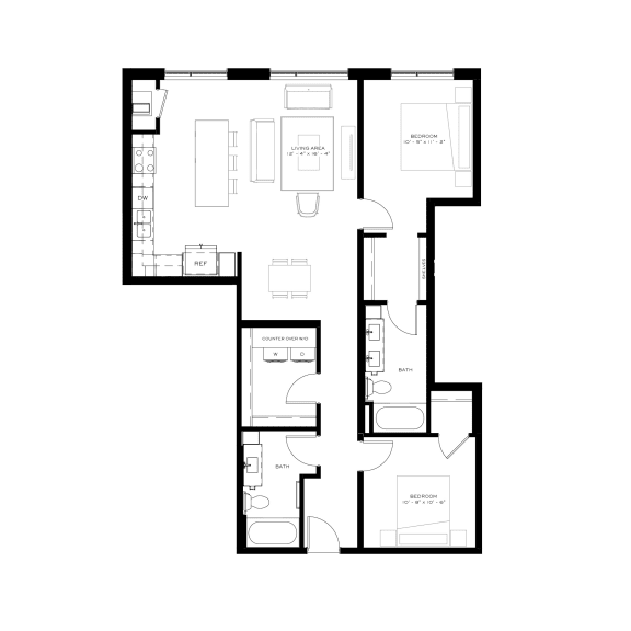 The Townline  - Bennett floor plan