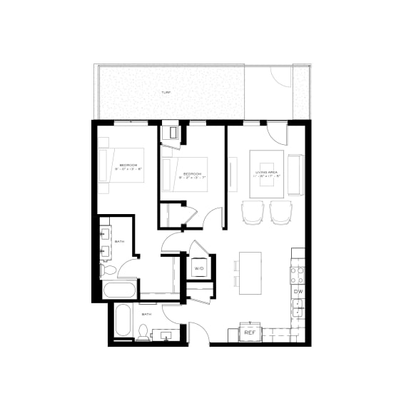 The Townline  - Sycamore floor plan